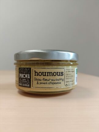 Houmous chou fleur au curry & piment d'Espelette