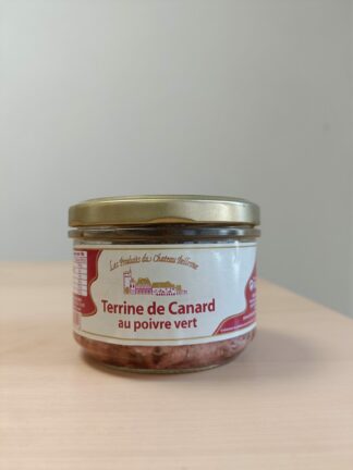 Terrine de canard au poivre vert